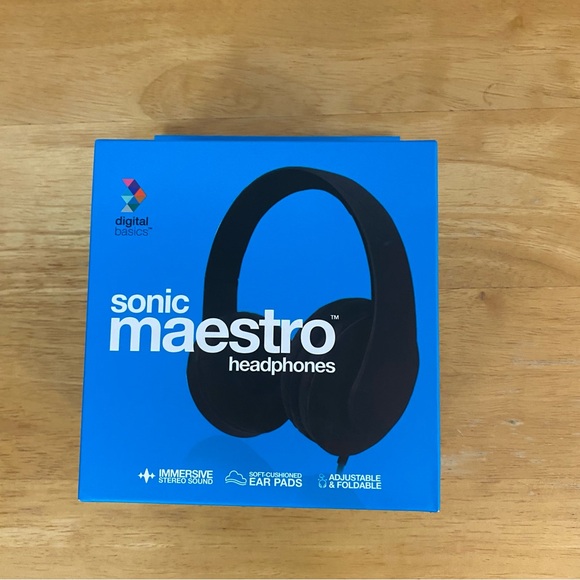 Sonic Maestro Teal Colored Headphones - Picture 2 of 5